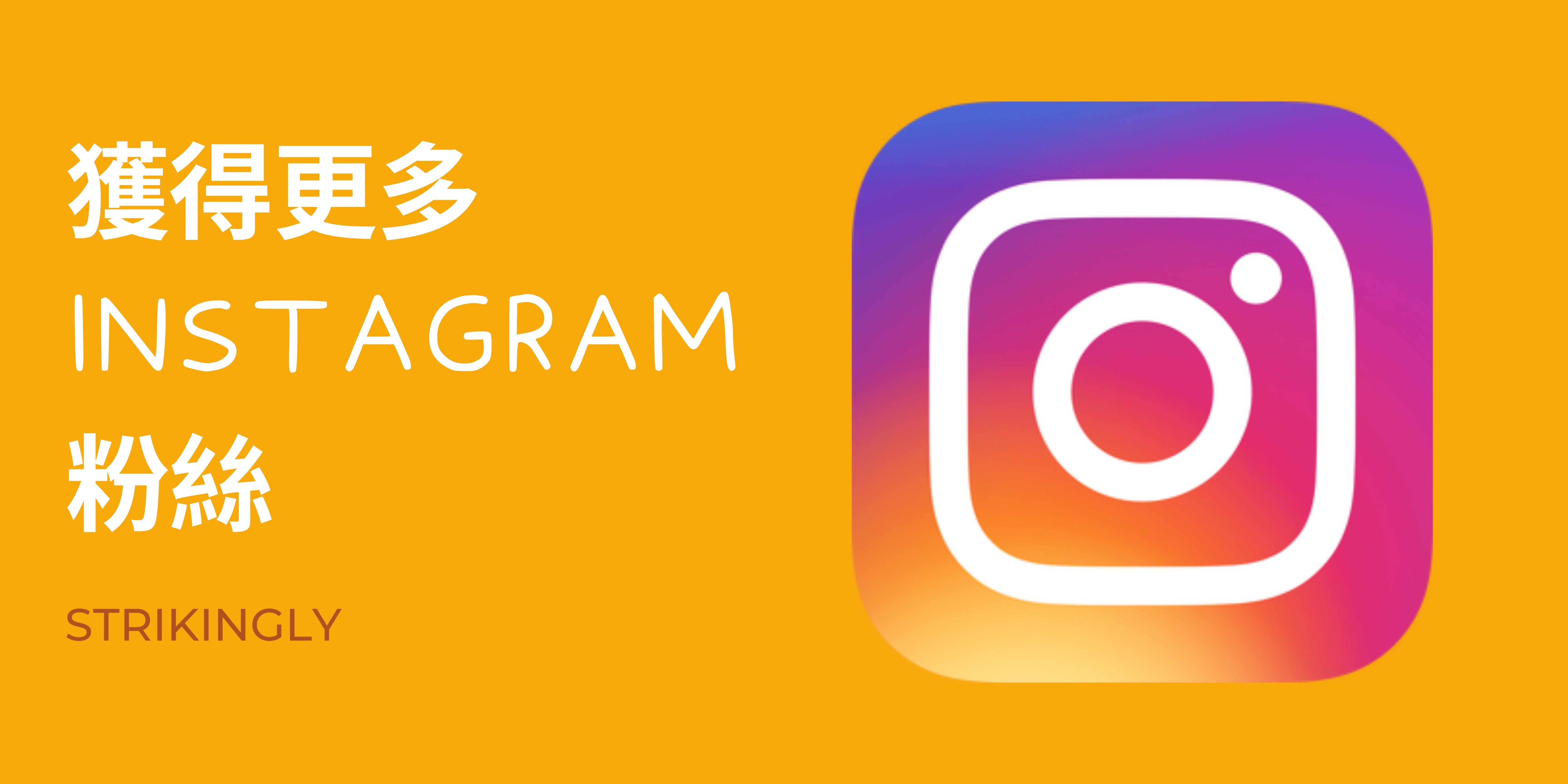 獲得更多 Instagram 粉絲 獲得更多 Instagram 粉絲